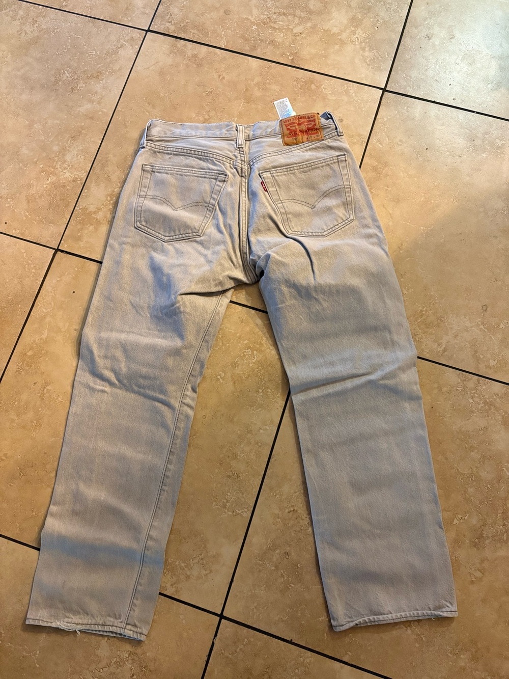 Levi's Men's Light Blue Straight Leg Jeans